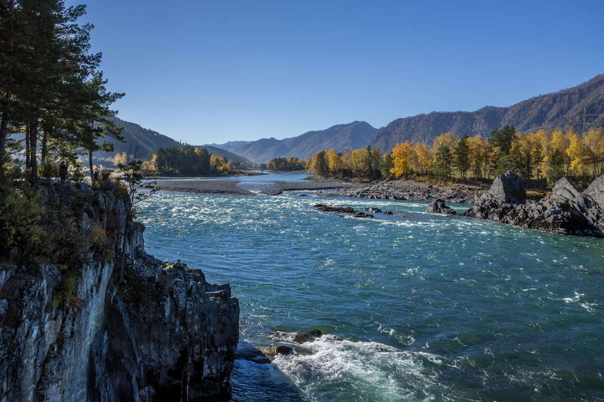 Река Катунь горный Алтай фото