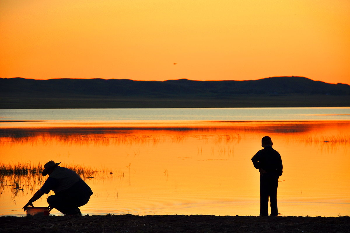 Рыбалка на озере Караколь. - Штрек Надежда 