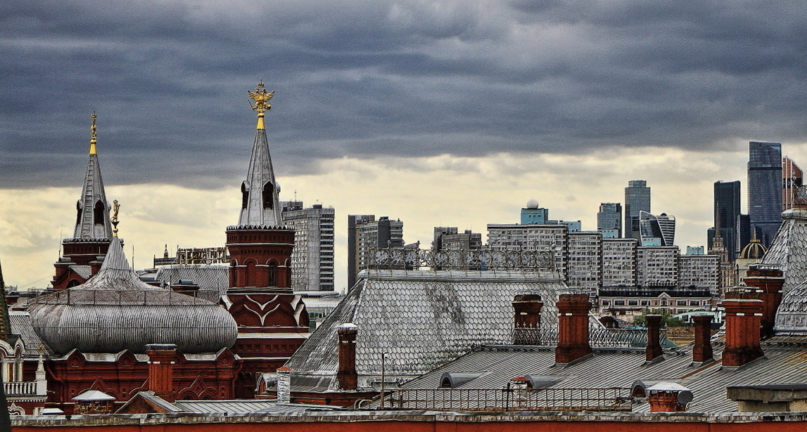 Москва майская  Снято с крыши дома не моего - олег свирский 