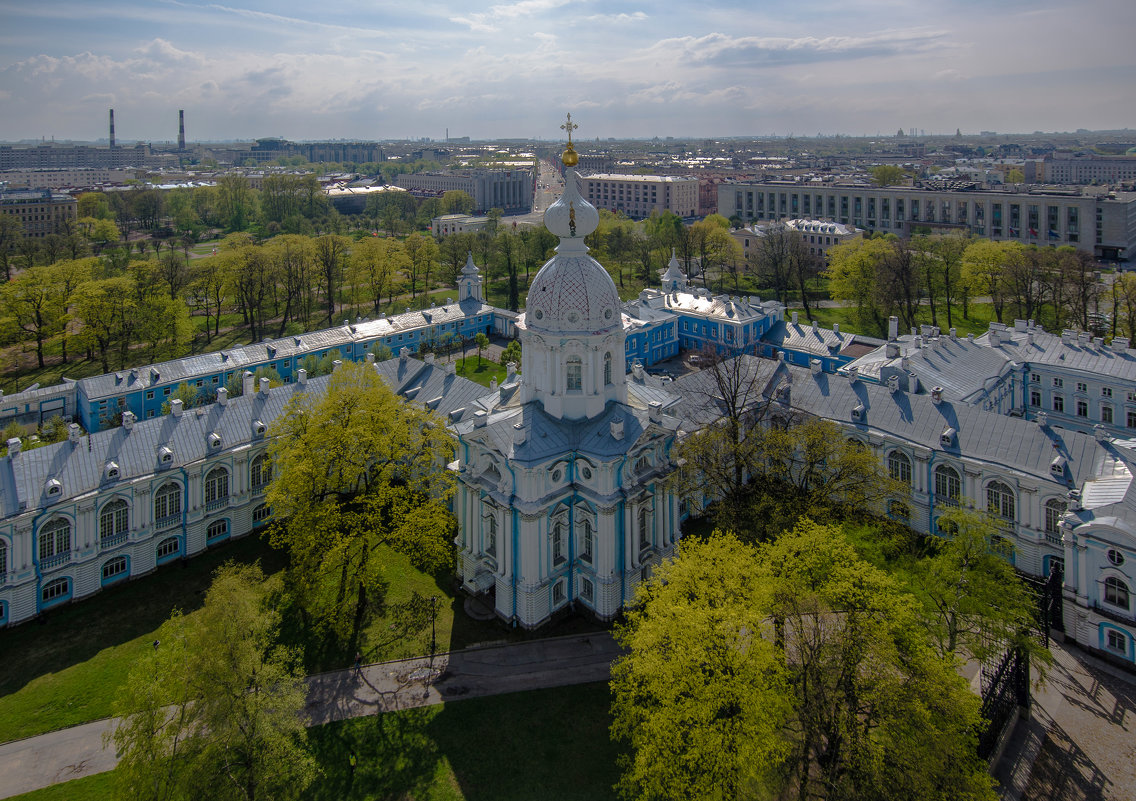 Вид со звонницы Смольного собора - Наталья Левина