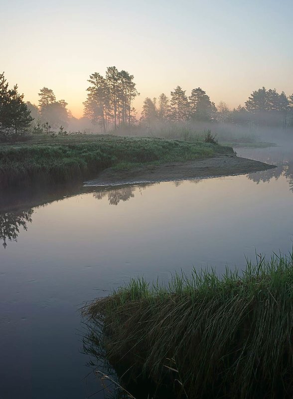 Перед восходом солнца в долине реки Гусь - Сергей Курников
