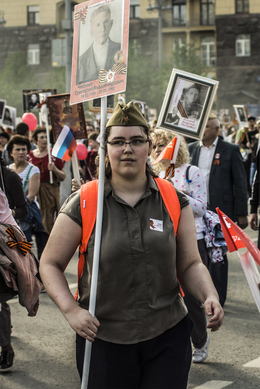 Бесмертный полк ...Москва 09-05-2019 - Юрий Яньков