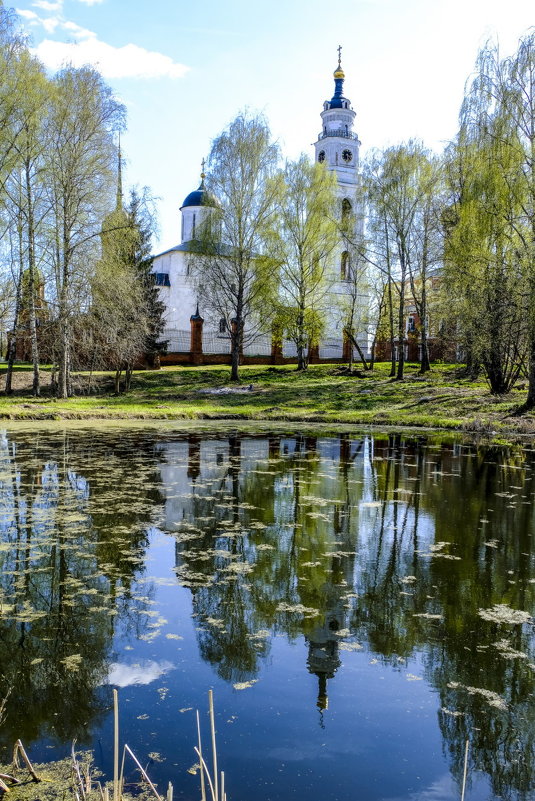 отражение Волоколамских Кремлёвских церквей - Георгий А