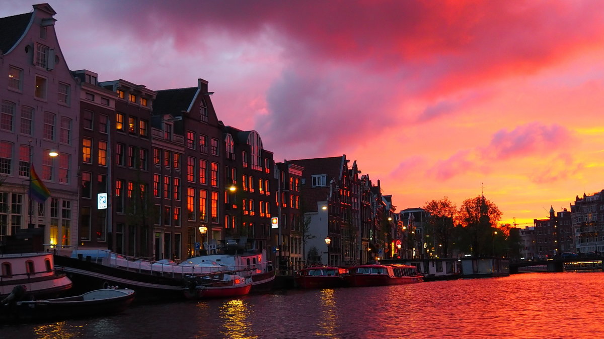Amsterdam закат. - Alexander Amromin