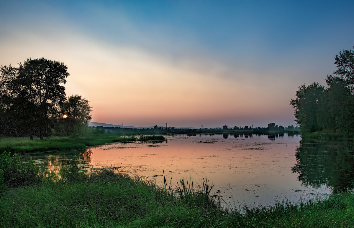 Закат над озером - Vladimbormotov 