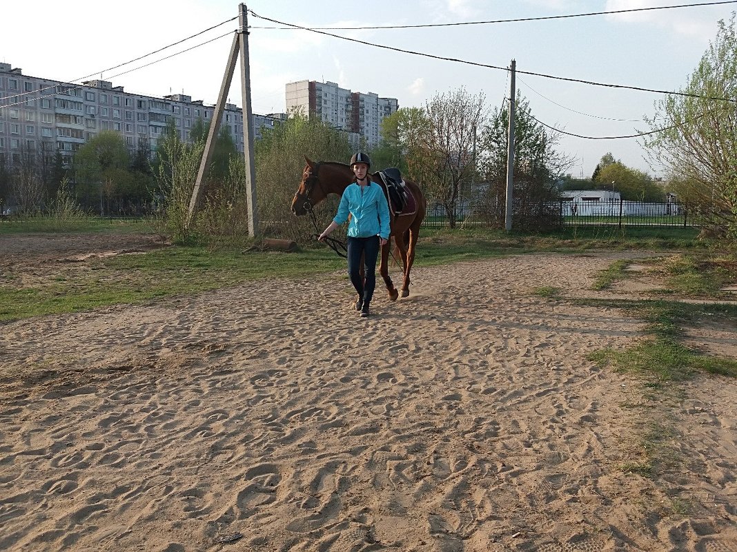 После прогулки пора и на тренировку )) - Наталья Владимировна