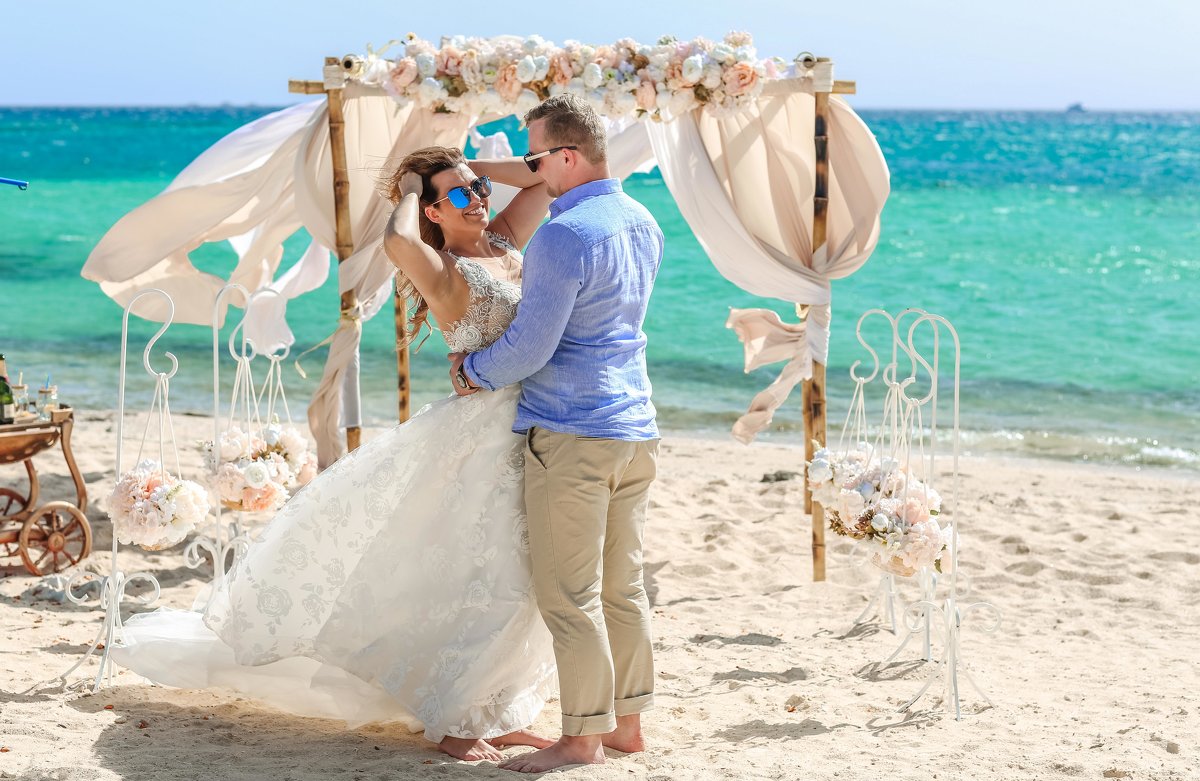 Свадьба на пляже в Египте