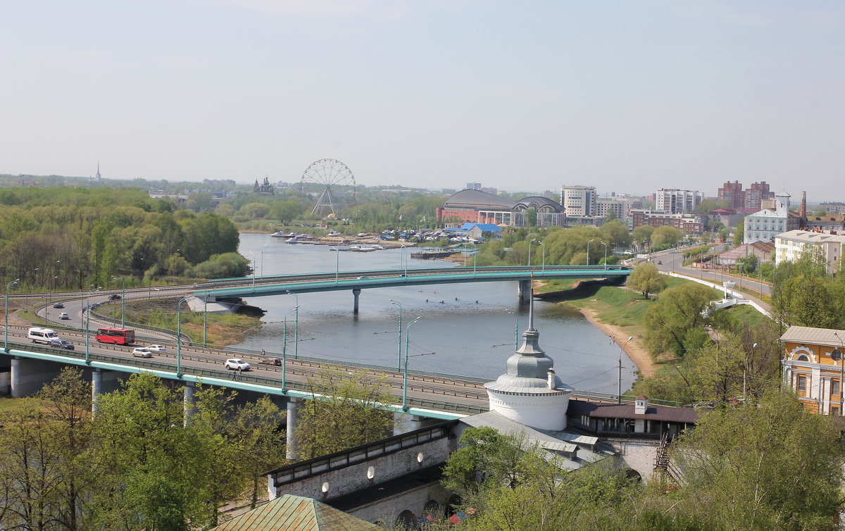 Вид на Ярославль и реку Которосль - Gen Vel