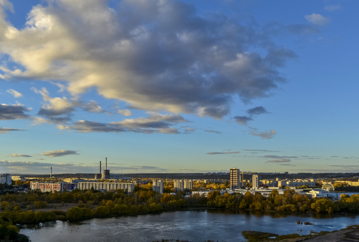 Панорама города с высоты - Гера Dolovova