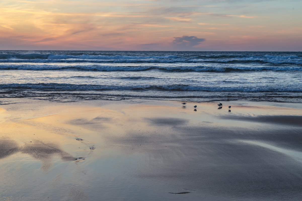 закат на песчаном пляже 2 - Galina 