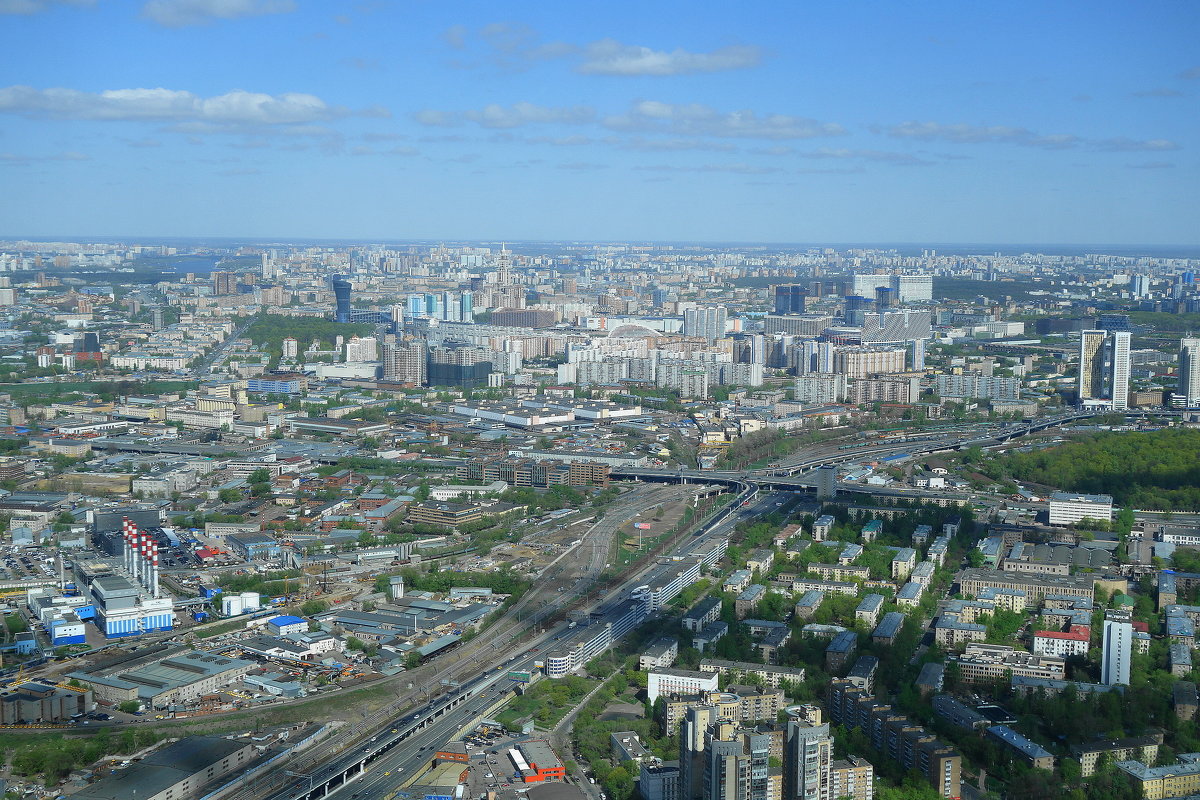 Виды Москвы со смотровой площадки Башни Федерация - Маргарита Батырева