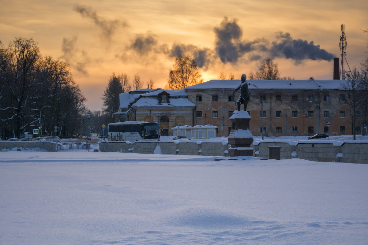 Зимнее утро в Гатчине - Андрей Протуренко