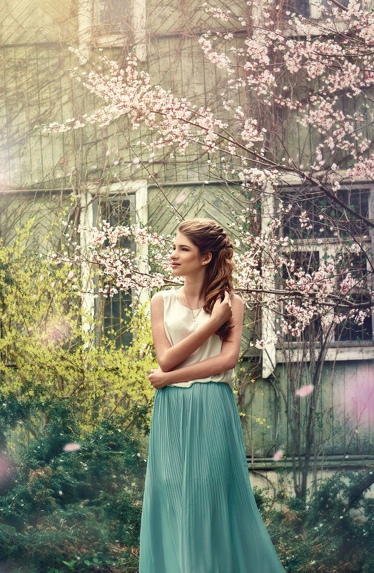 Девушка в вишневом саду - Елена Соловьева