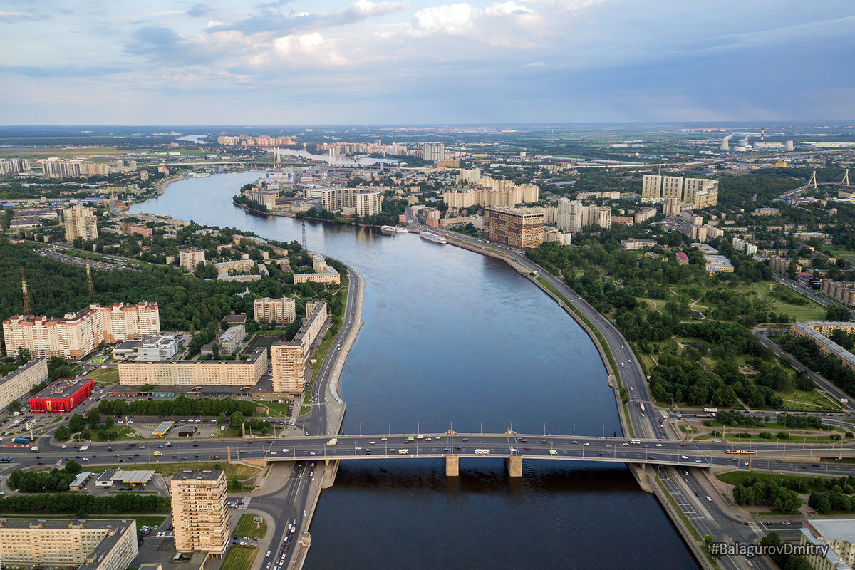 Володарский мост - аэросъёмка в Санкт-Петербурге - Дмитрий Балагуров