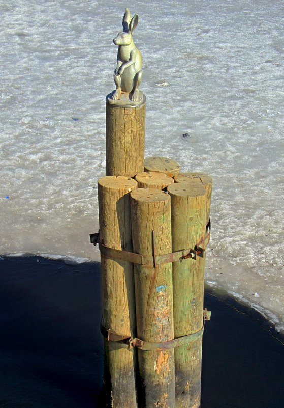 Памятник зайцу на Заячем острове - Сергей Карачин