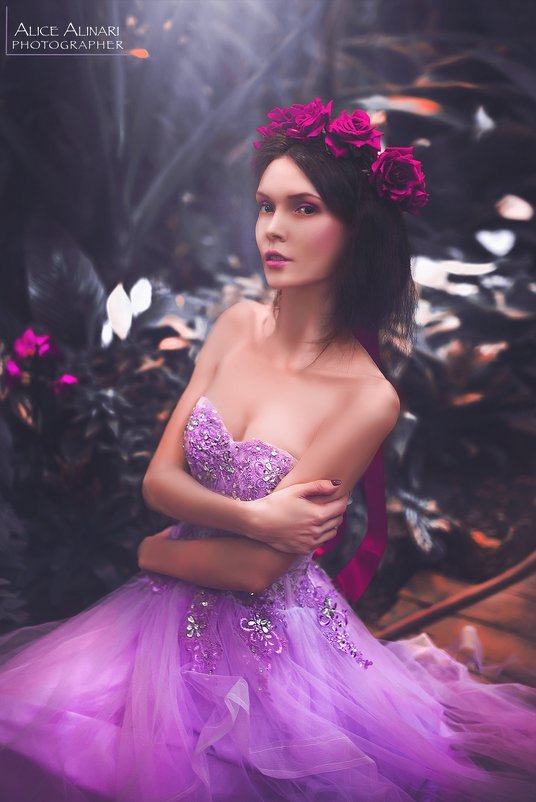 Purple flowers - Ali Nari