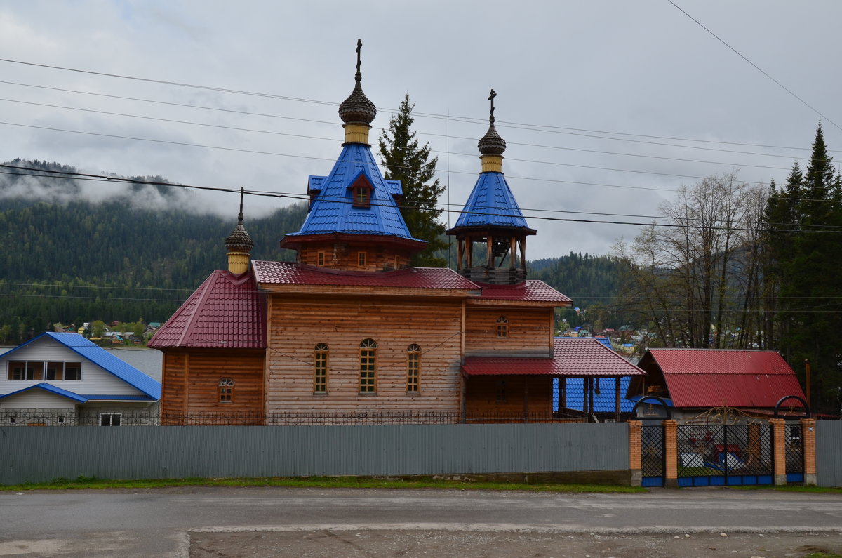 Село Артыбаш на Телецком озере - Виктор Шкуратов