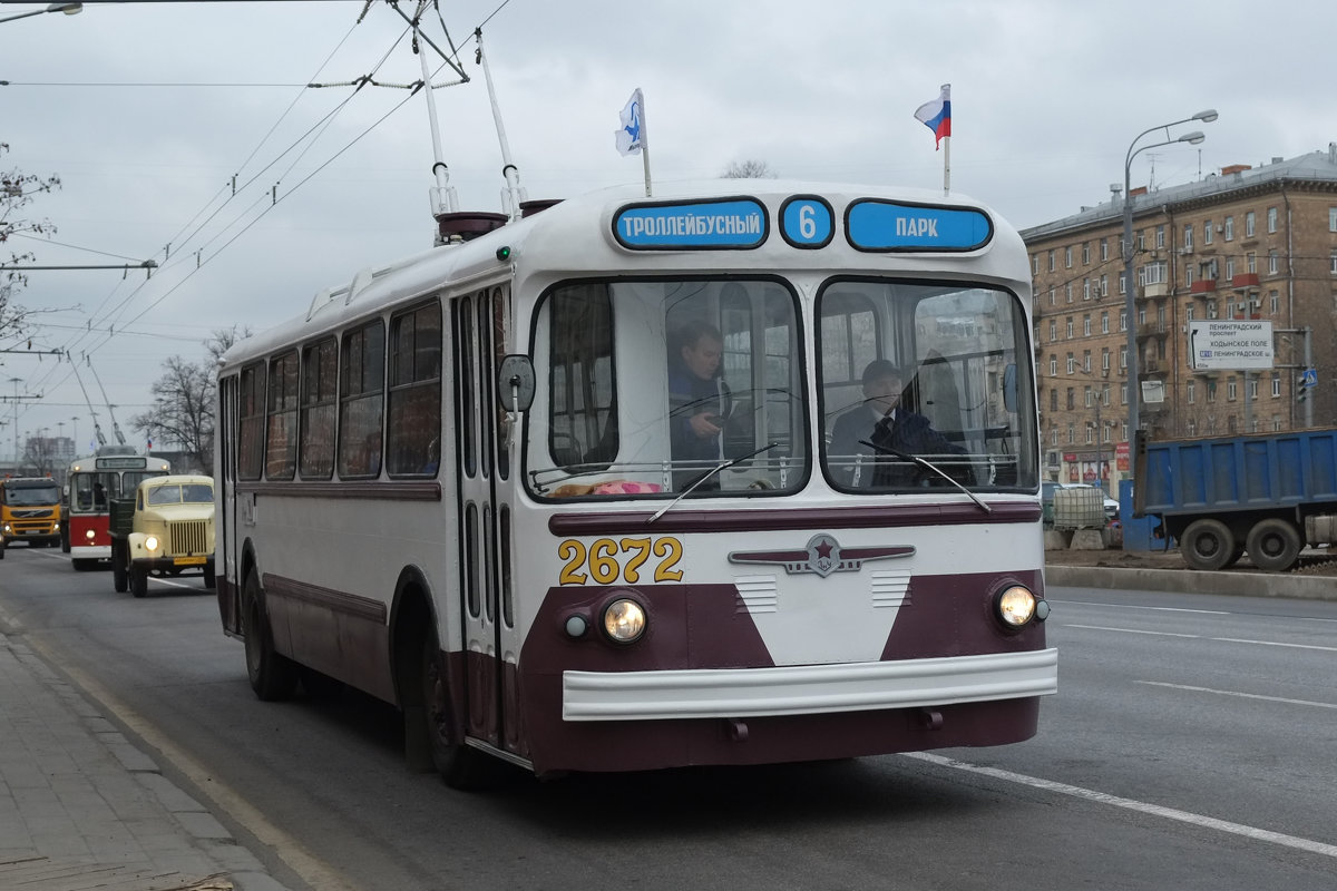 Старый московский троллейбус - Владимир 