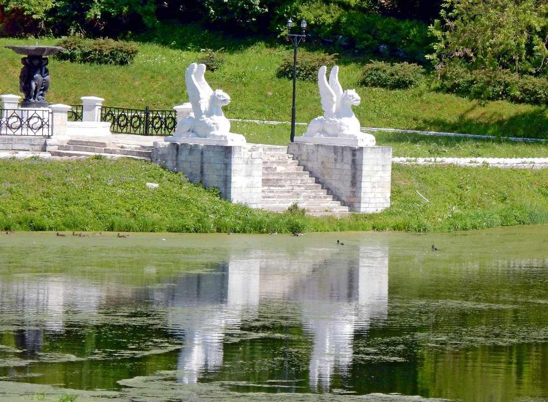 Грифоны стерегут водную гладь пруда - ТаБу 