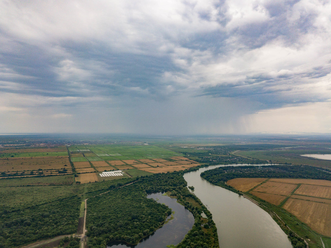 дождь над рекой в июньский день - Алексей Меринов