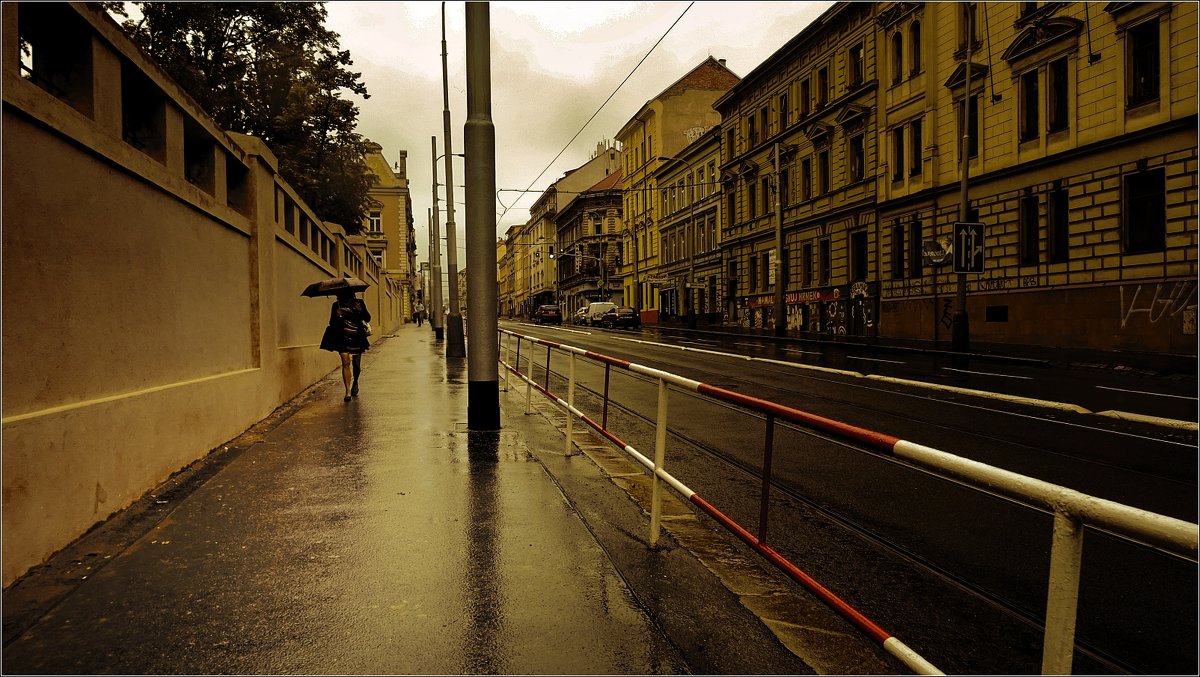 пустая улица, когда идет дождь - Jiří Valiska