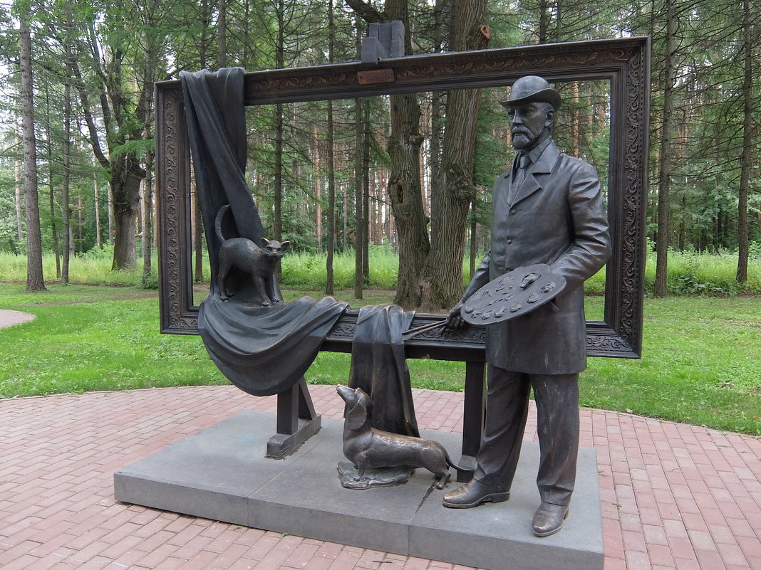 Памятник художнику В.Д.Поленову. - Люба 