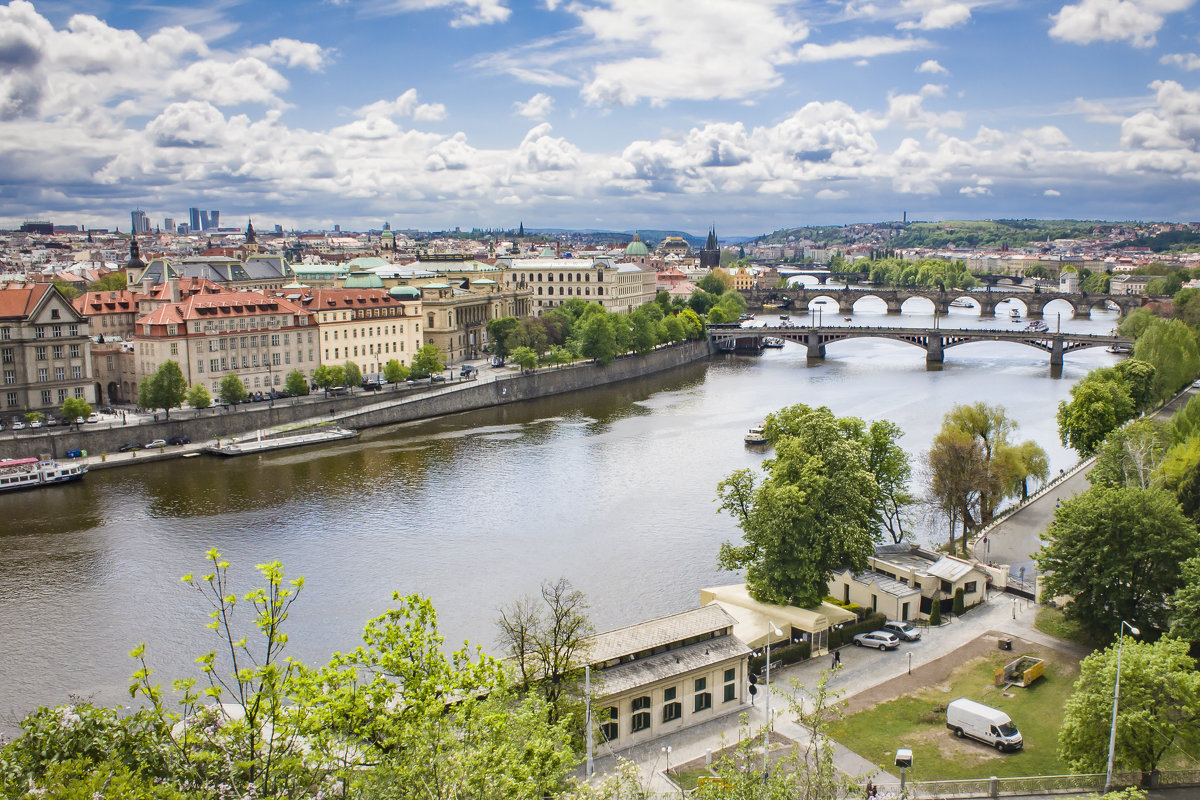 Река Влтава, Прага... - Владимир Новиков