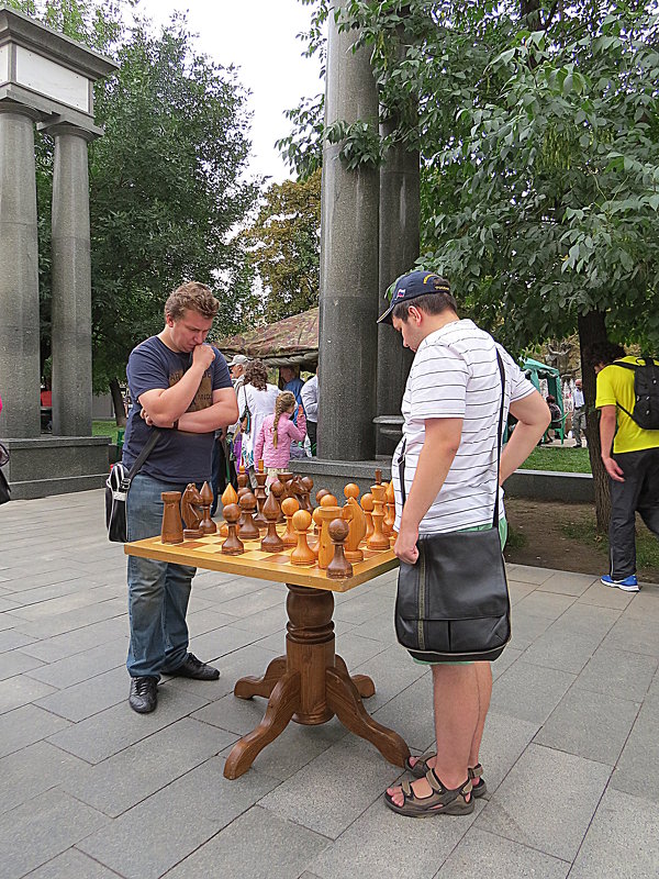 игра в шахматы на Новокузнецкой - ИРЭН@ .