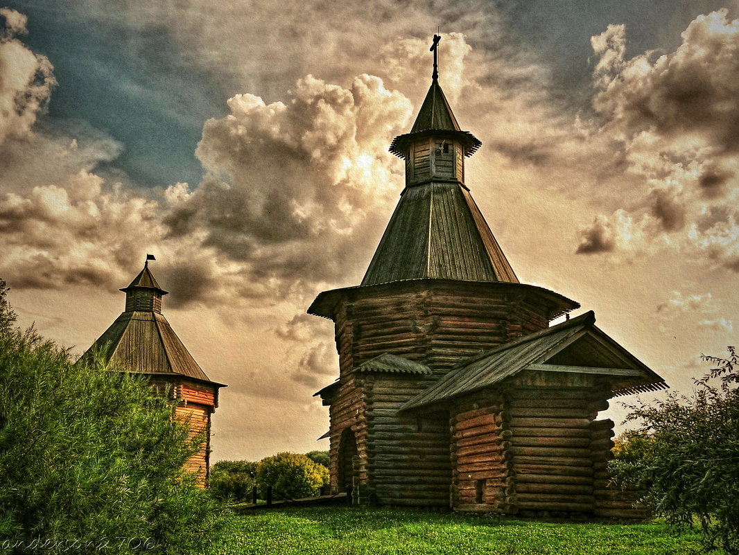 Надвратная башня Николо-Карельского монастыря - Andrey Lomakin