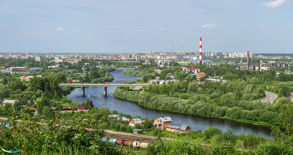 Одна из лучших панорам, открывающихся на город Ухта... - Николай Зиновьев