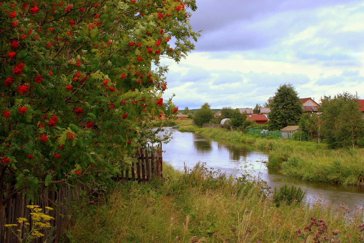 Река рябина деревня
