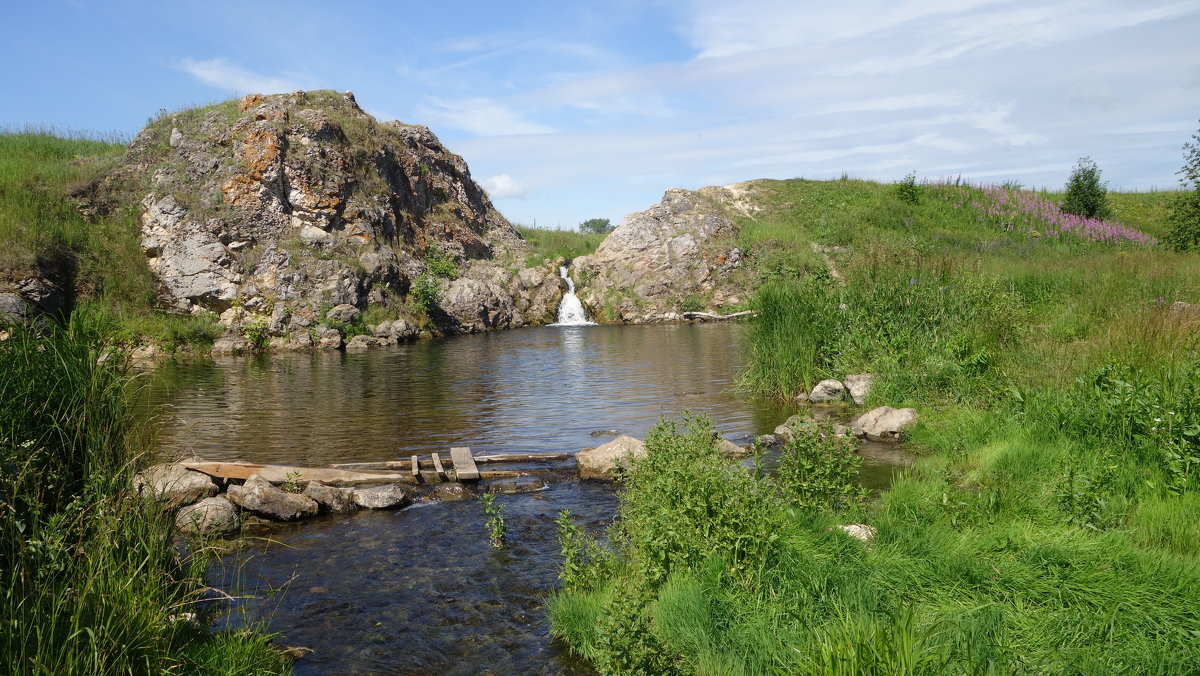 Маленький водопад - Елена П