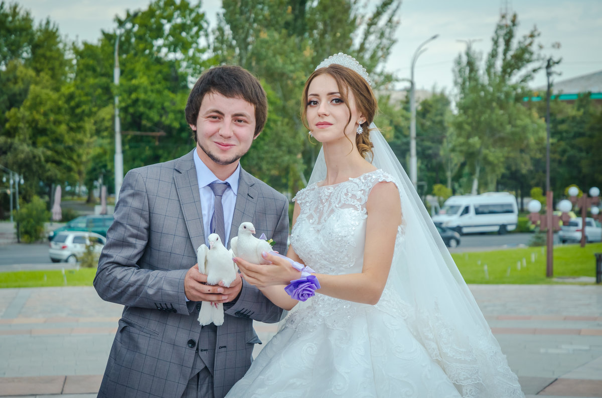Свадебные голуби - символ любви - Дмитрий Фотограф
