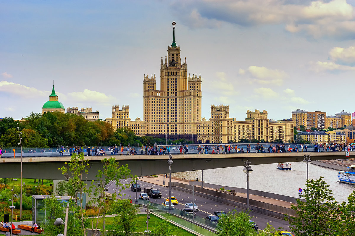 Подвесной мост Парк Зарядье - Олег Соболев