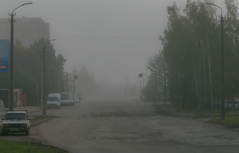 Туман упал на город- бегом снимать..*** - Виктор Грузнов