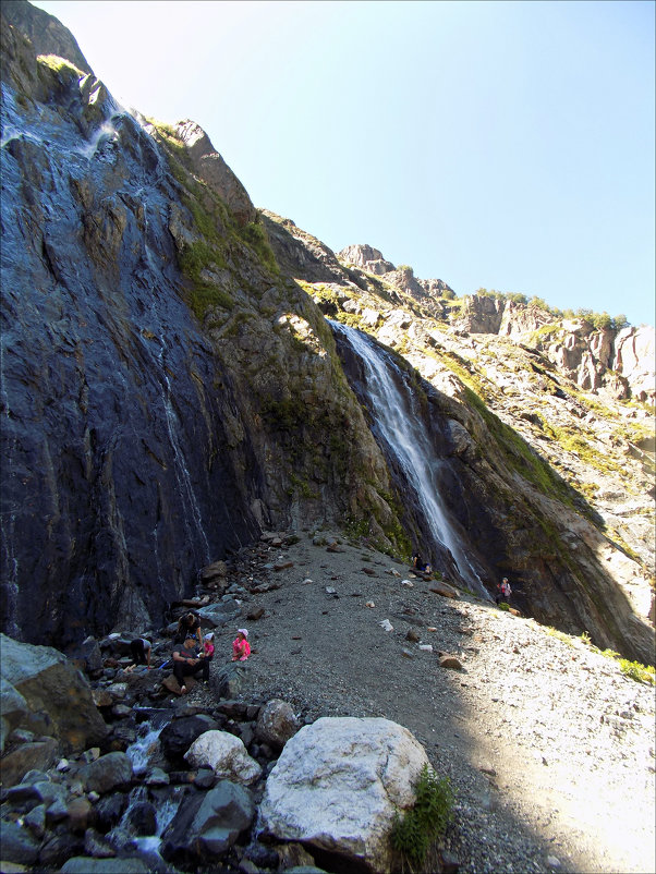 Водопады Домбая (поближе) - Надежда 
