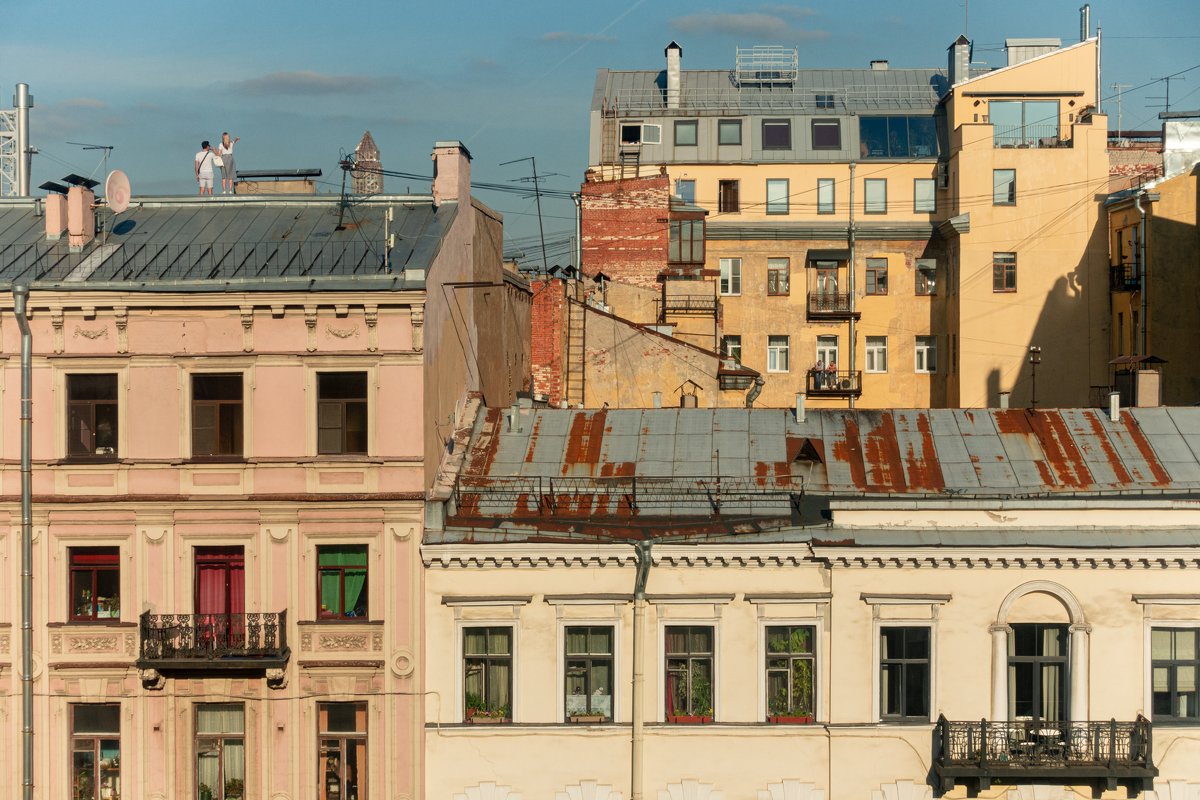 Крыши, окна. Санкт-Петербург - Владимир Засимов