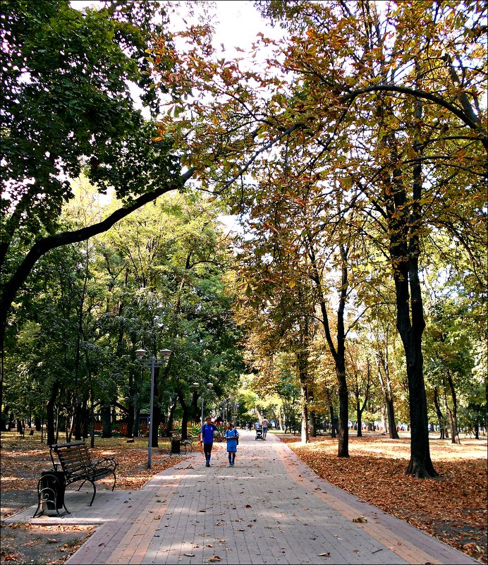 В осеннем парке - Людмила 