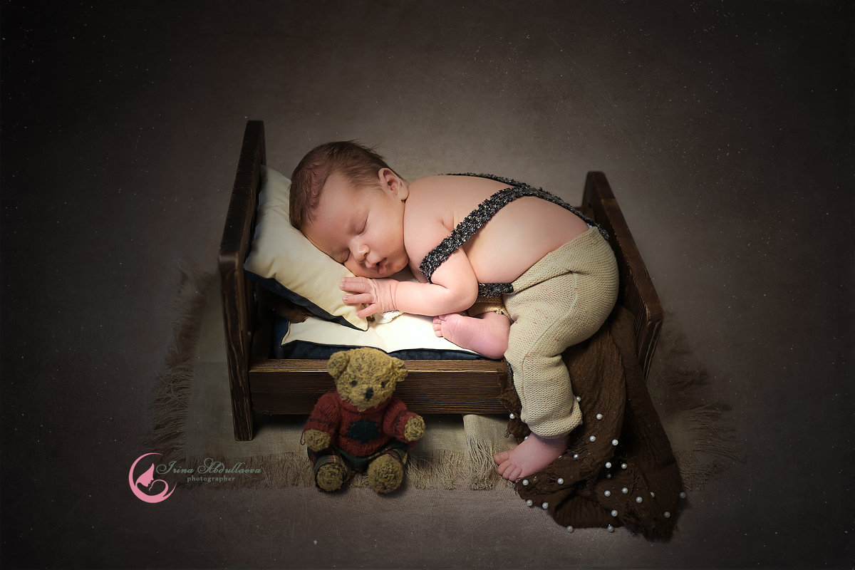 Фотосессия новорожденного Платон 17 дней - Ирина Абдуллаева
