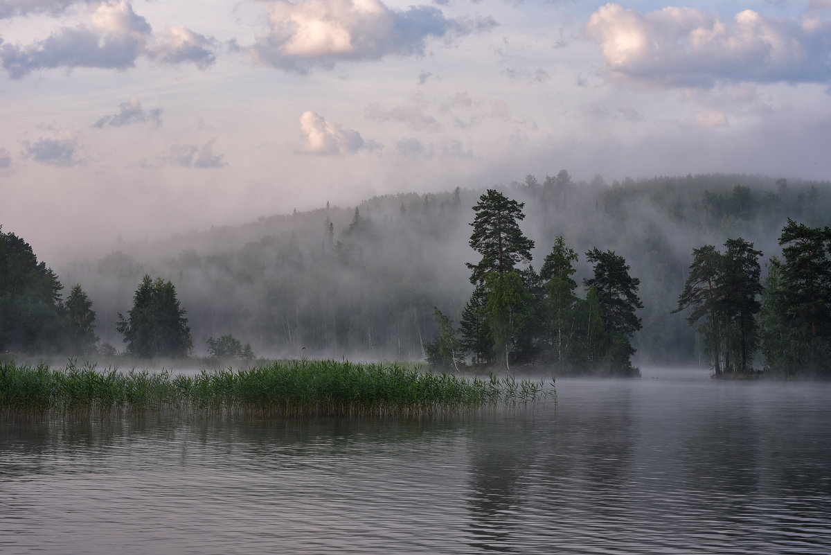 Туман на озере Таватуй. - maxim vatrushkin