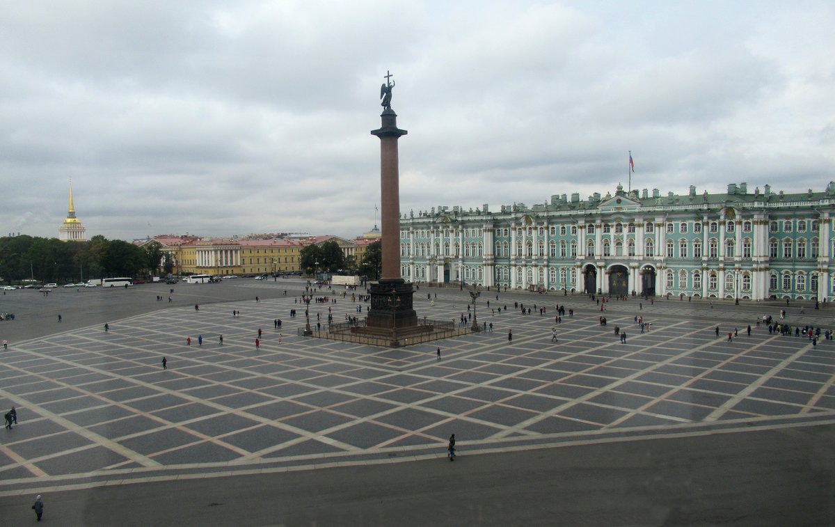 Вид на Дворцовую площадь из окна Главного штаба - Елена Павлова (Смолова)