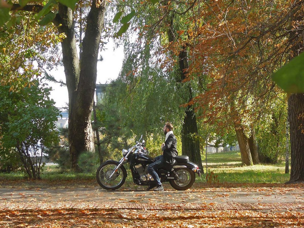 Осенний мотоциклист... - Тамара Бедай 