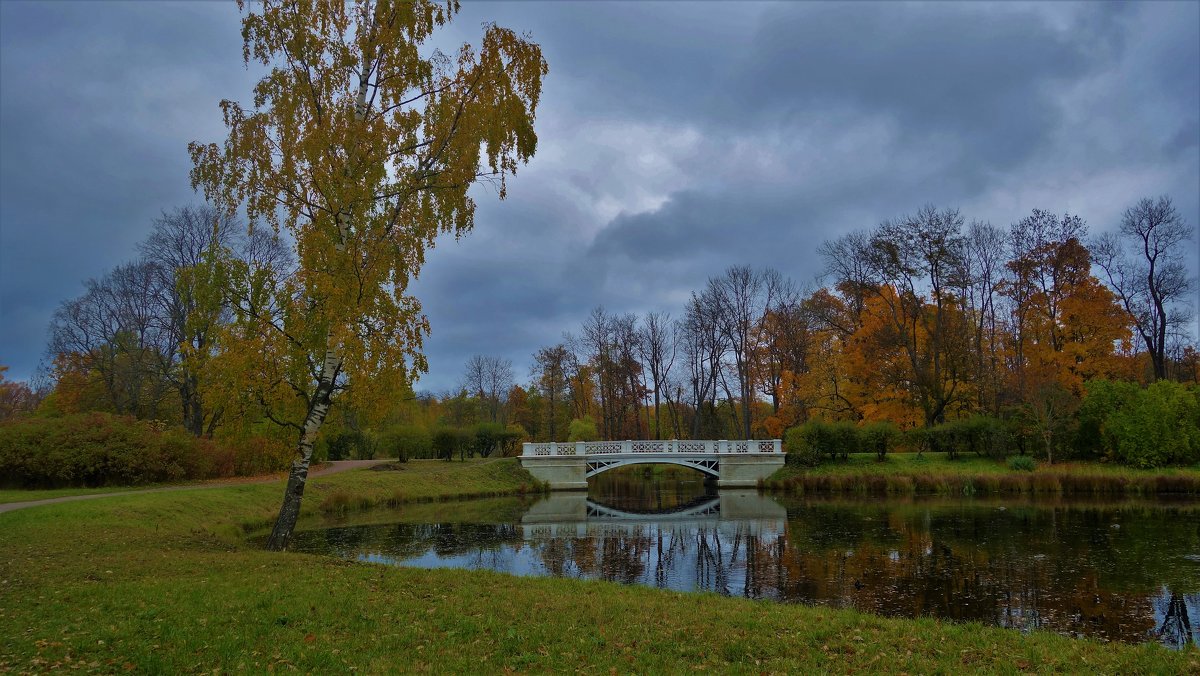 Осенний пейзаж с Ламским мостом... - Sergey Gordoff