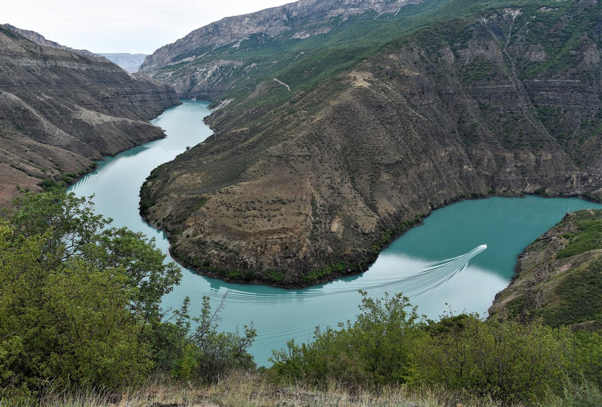 Река Сулак в Дагестане