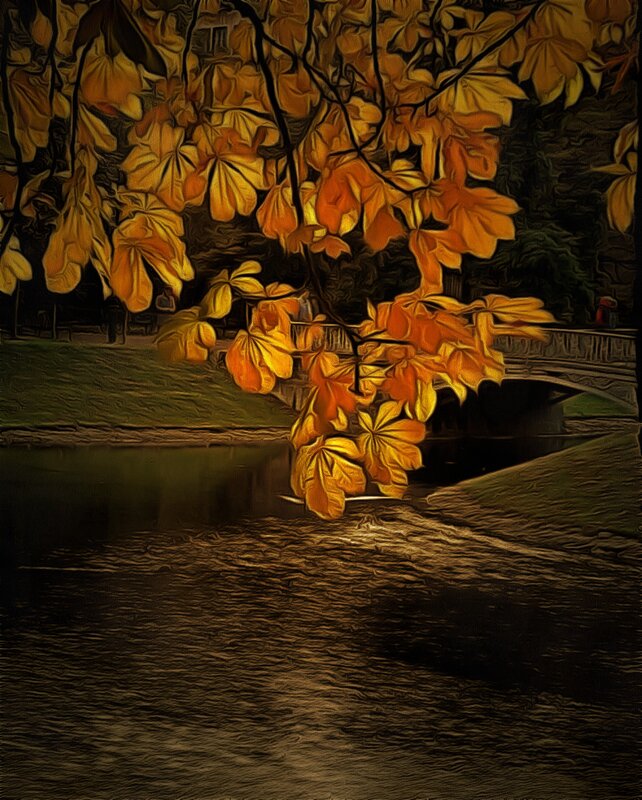 Осенней позднею порою люблю я царскосельский сад... - Tatiana Markova