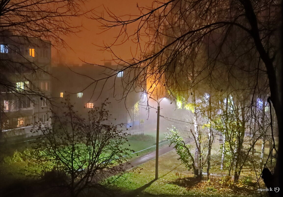 Ночной туман октября. - Михаил Николаев
