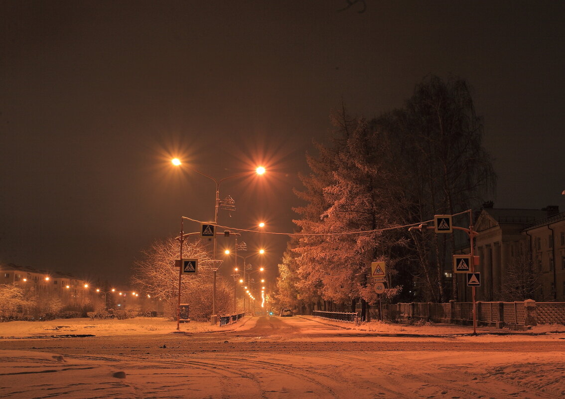 Снегопад накрыл собою город... - Владилен Панченко