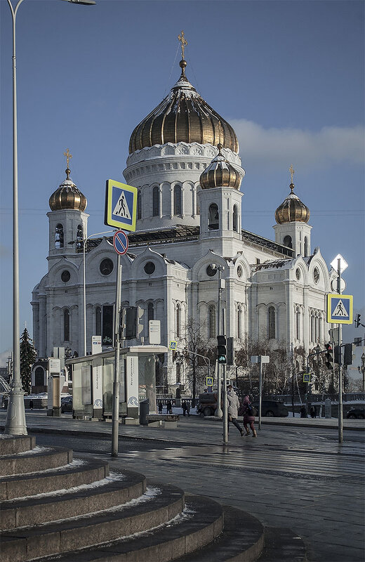 Воссозданный храм Христа Спасителя в Москве. - Игорь Олегович Кравченко