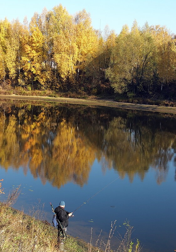 "Унылая пора"-не про такую осень, на реке Ить - Николай Белавин