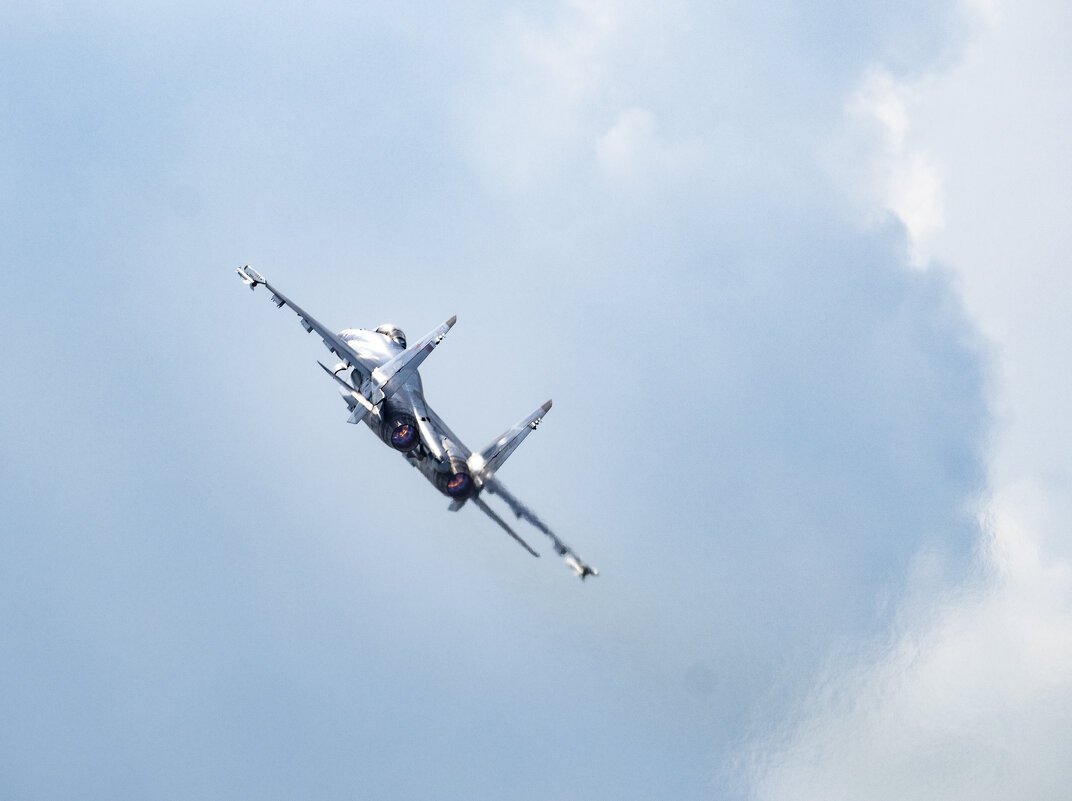 Су-35С под управлением Юрия Ващука - Анастасия Косякова